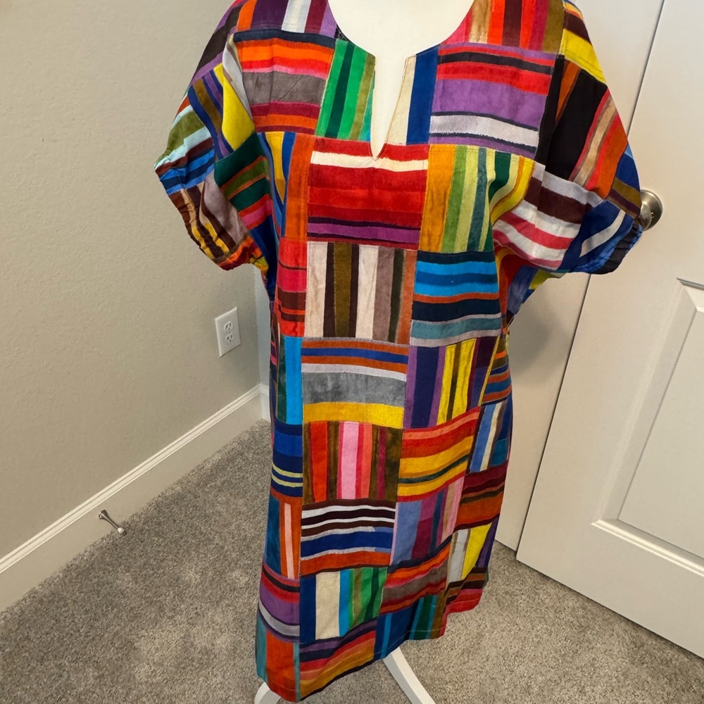 Uncle Frank Multicolor Striped Midi Dress